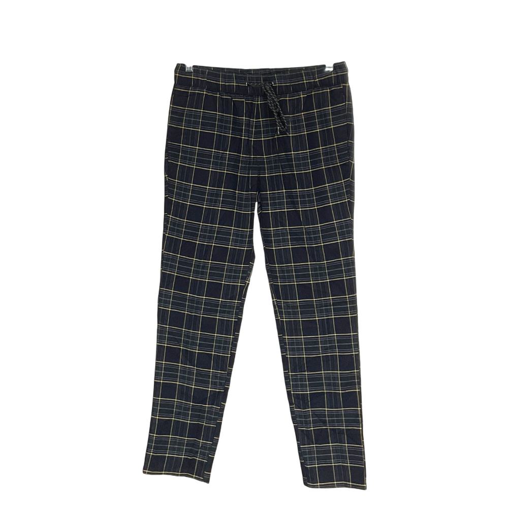 Pacsun Men's Blue Plaid Joggers